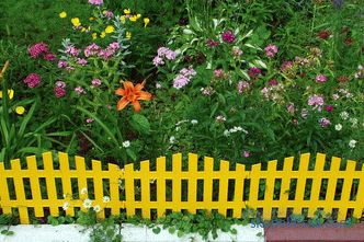 Çiçek yataklar için dekoratif çitler - tasarımcılar, fotoğraflar, fikirler hakkında en iyi fikirler