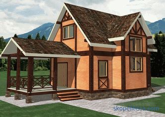 Anahtar teslimi Kanada teknolojisi üzerinde ev inşası, projeler, fiyat