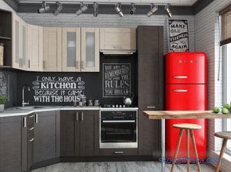 Kır evlerinin iç tasarım mutfakları - mevcut alandan en iyi şekilde nasıl yararlanılır
