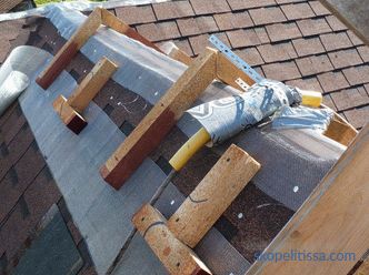 Yumuşak bir çatı için sırt: ne, doğru bir şekilde nasıl kurulur