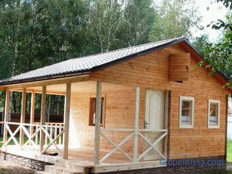 Verandalı yazlık ev, teraslı bahçe ev projeleri, Moskova'da anahtar teslimi inşaat işi