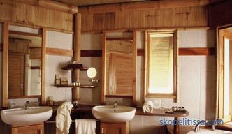 Ahşap bir evde banyo tasarımı - modern iç düzenlemenin kuralları