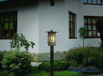 Ülke fenerleri ve sokak lambaları, bahçe ayağı seçiminin özellikleri ve incelikleri