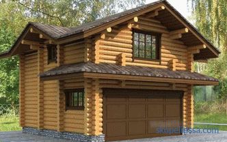Tek çatı altında garaj ve sauna: tasarım özellikleri
