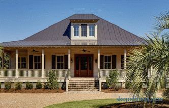 Özel evlerin çatı tipleri - çatı inşaatı için projeler ve seçenekler