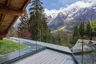 Les Houches, Fransa modern dağ evi tarzı yazlık