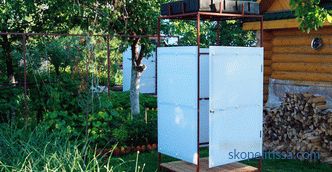 Isıtmalı plastik duş tankı, bahçe için yaz duşu satın alın: